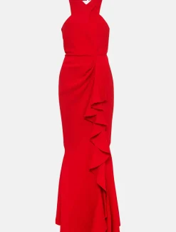 Pamela Ruffled Maxi Dress