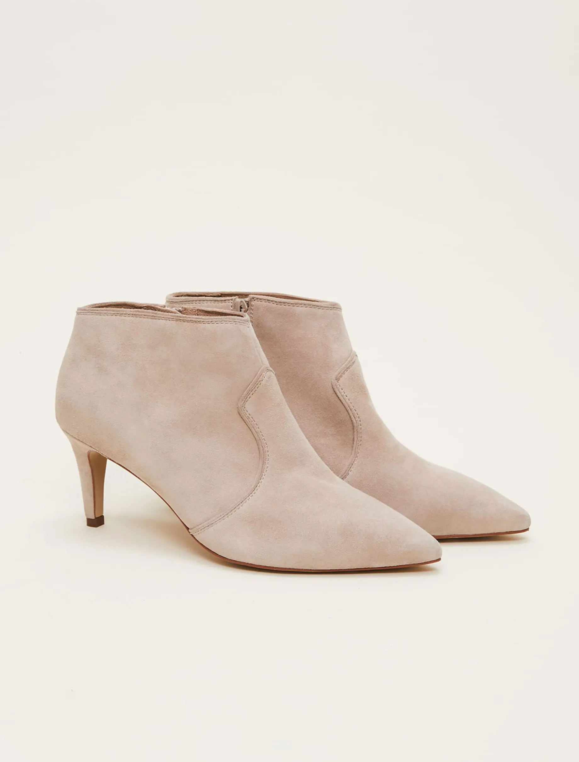Panelled Shoe Boots