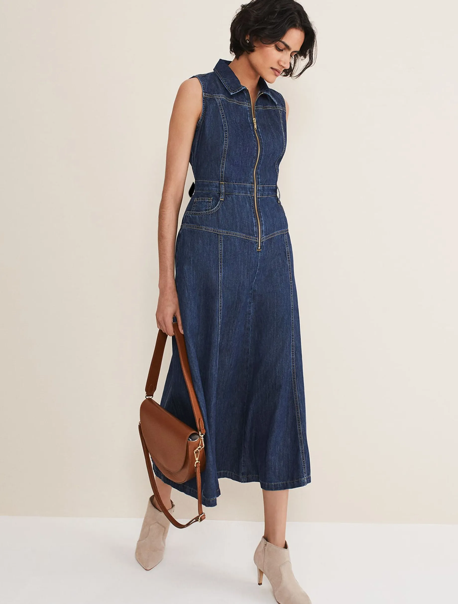 Panelled Shoe Boots