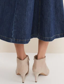 Panelled Shoe Boots