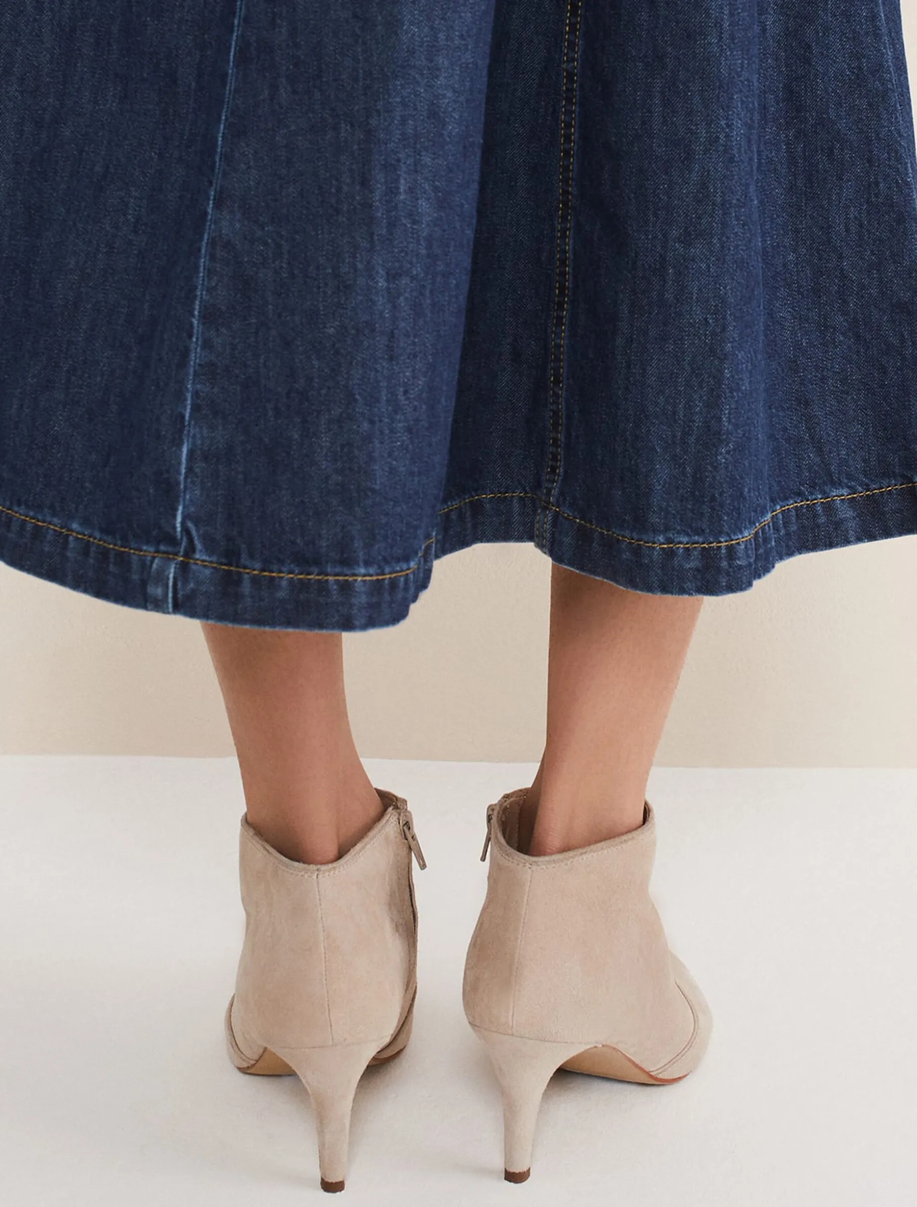 Panelled Shoe Boots