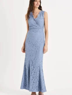 Paola Lace Fishtail Dress