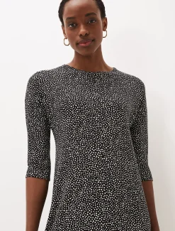 Paris Spot Print Dress