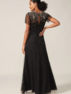 Pascale Jewelled Tulle Dress