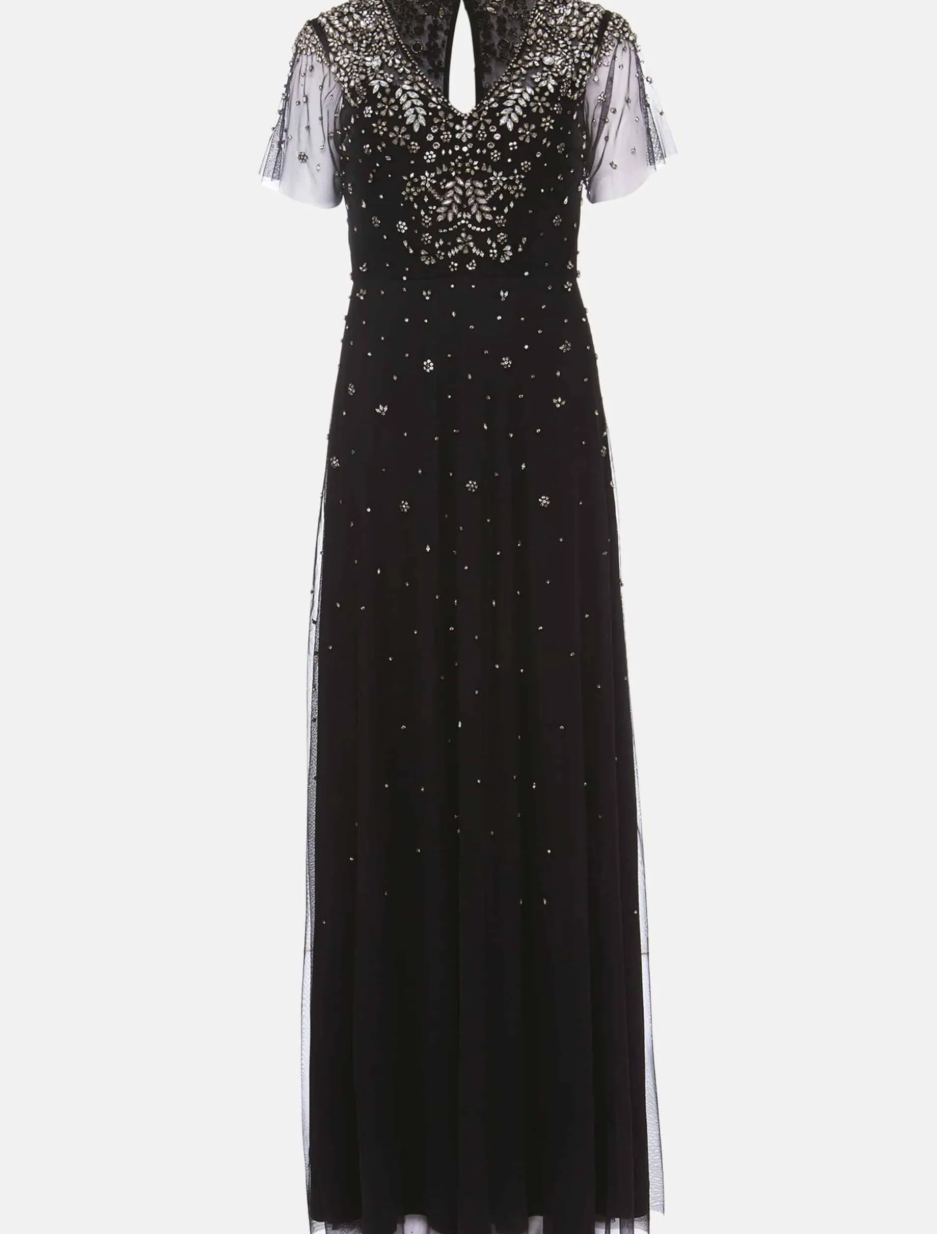 Pascale Jewelled Tulle Dress