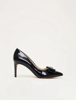 Patent Bow Court Shoe