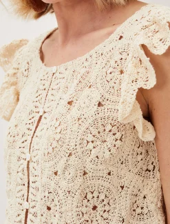 Paulie Crochet Pattern Knit Top