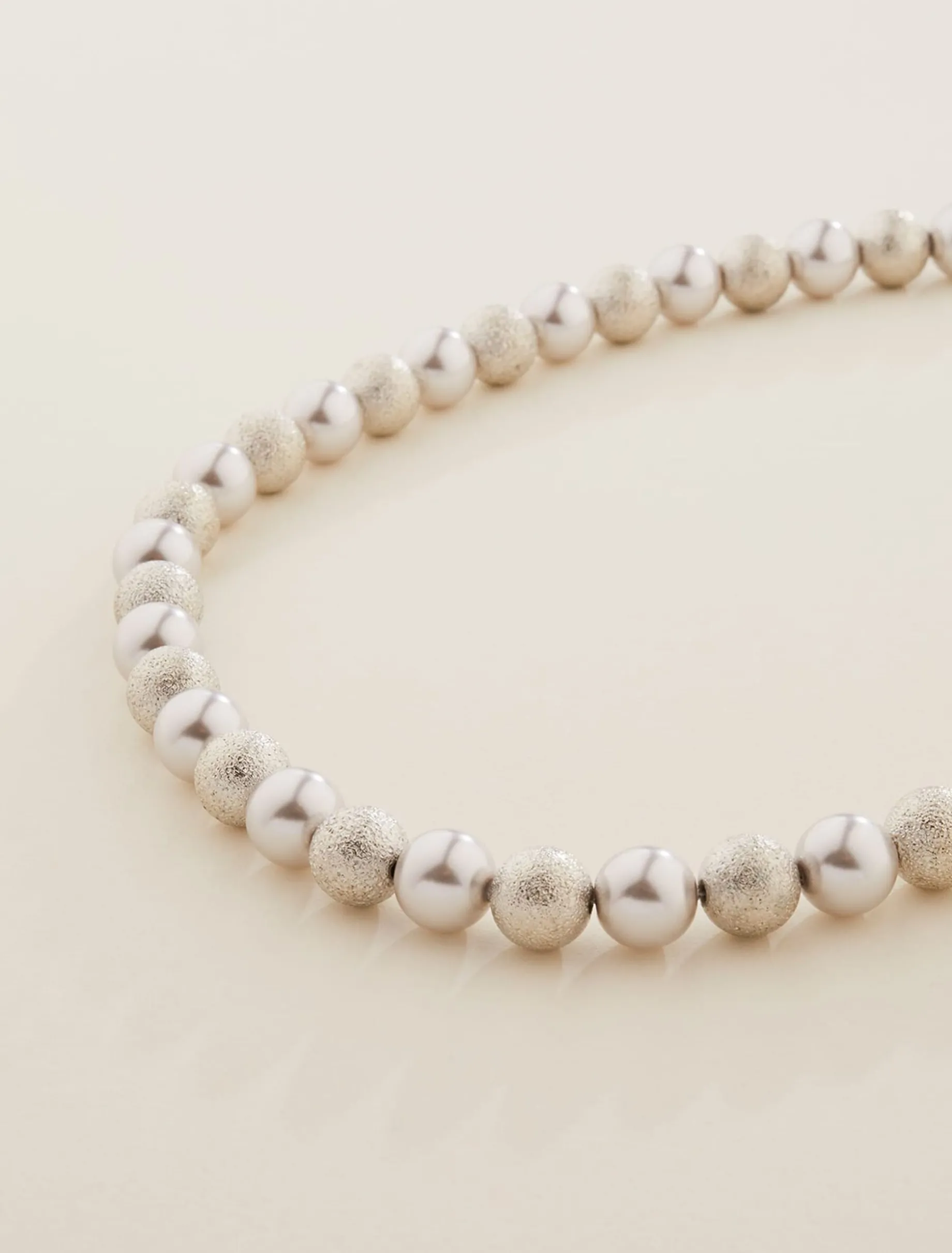 Pearl And Bead Necklace