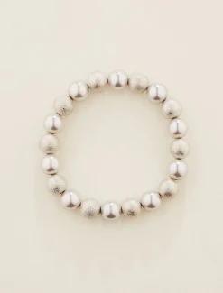 Pearl And Bead Stretch Bracelet