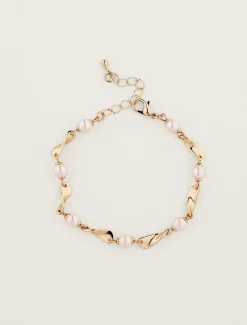 Pearl And Twist Bracelet