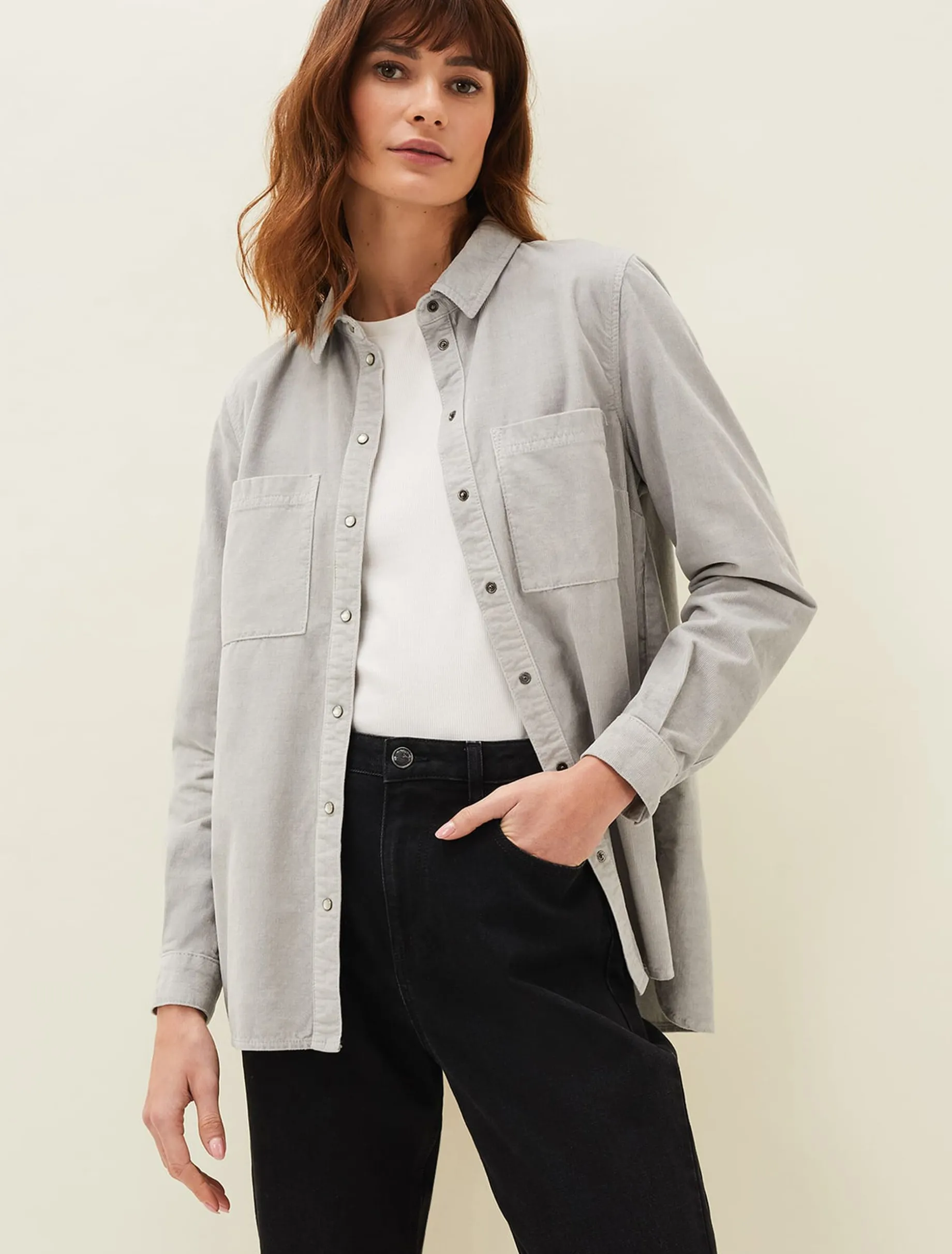 Peggie Corduroy Oversized Shirt