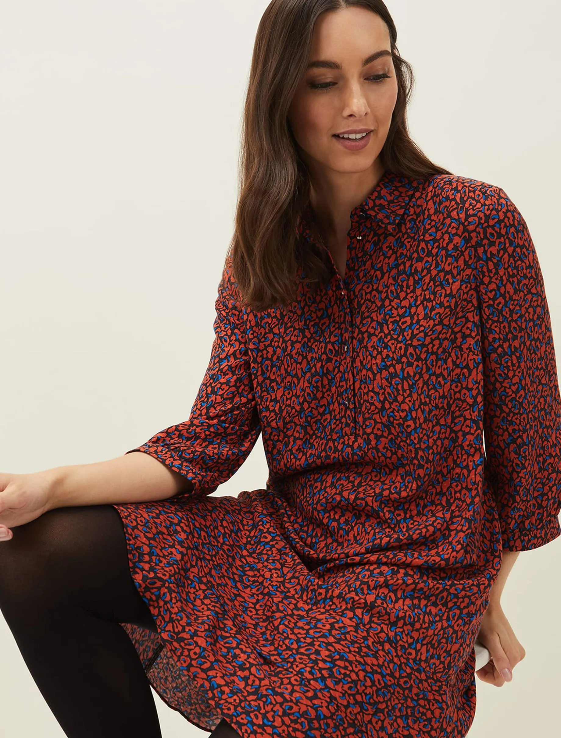 Penele Animal Print Dress