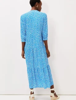 Penele Ditsy Print Maxi Dress