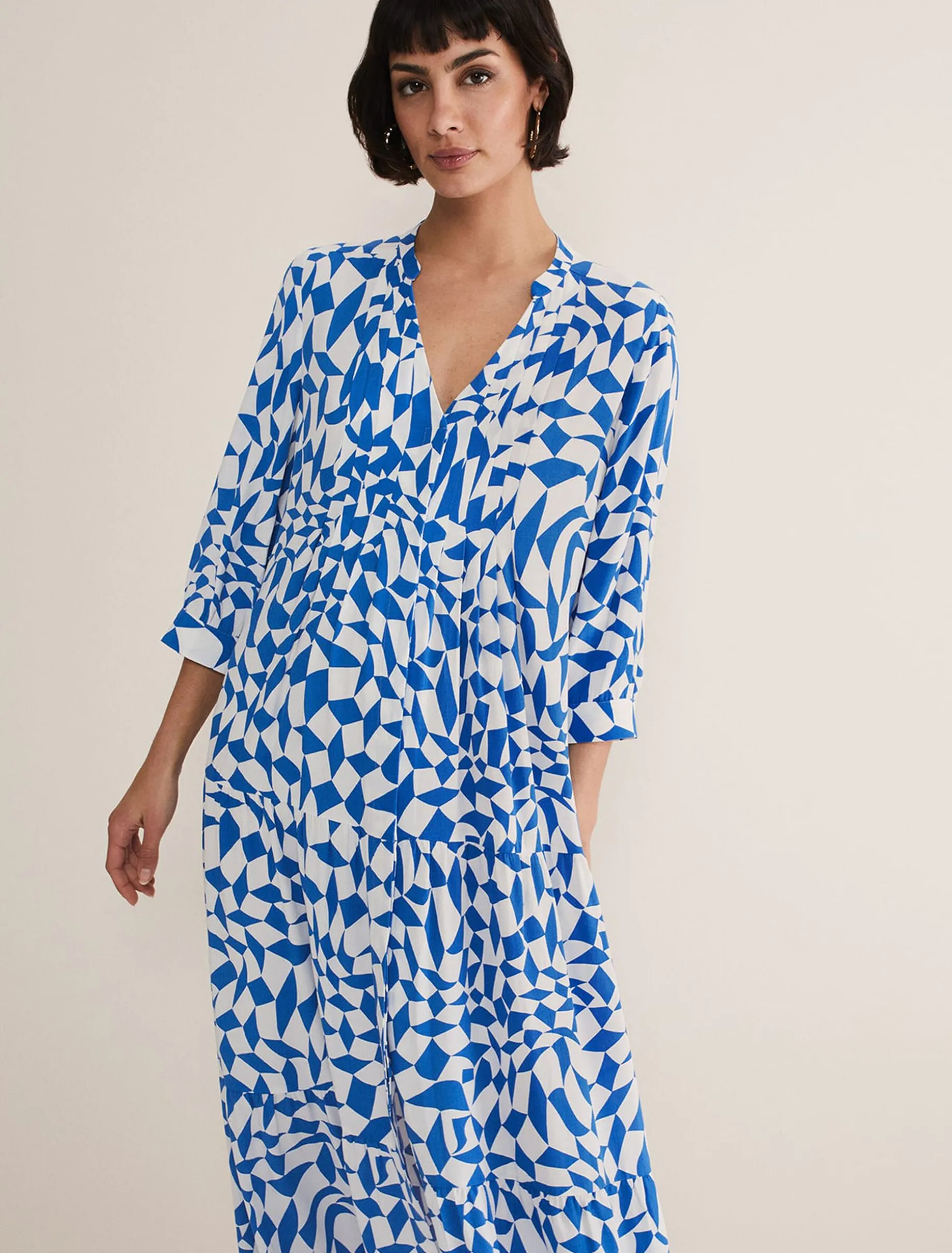 Penele Geo Midaxi Dress