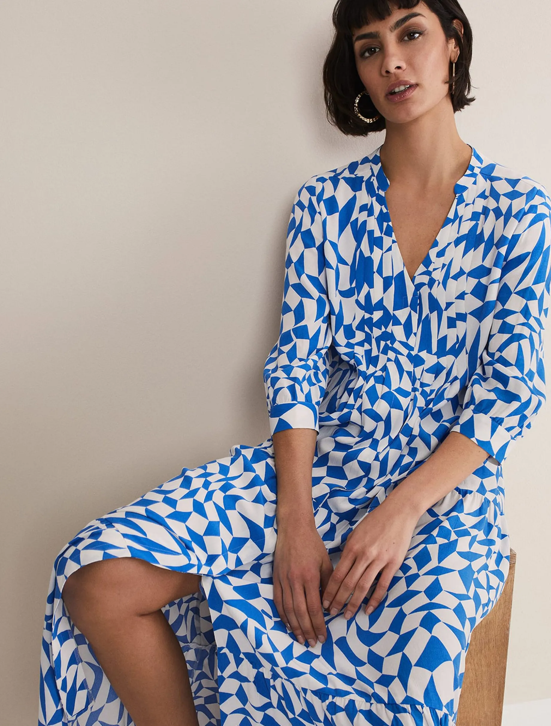 Penele Geo Midaxi Dress