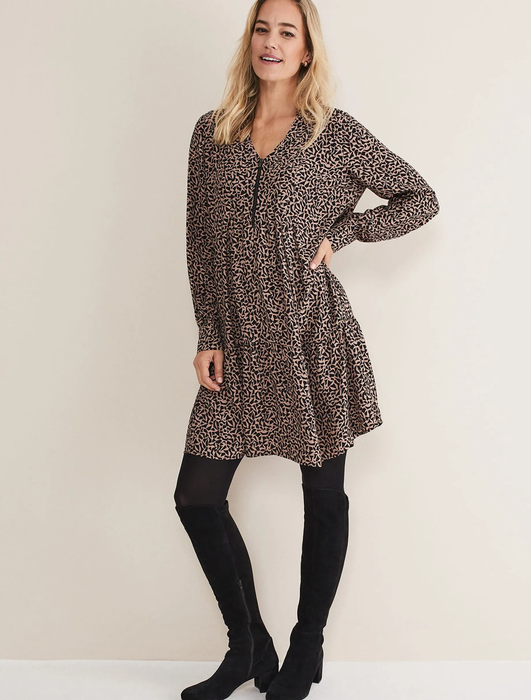 Penele Zip Dress