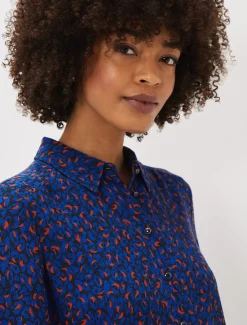 Penelope Animal Print Swing Dress