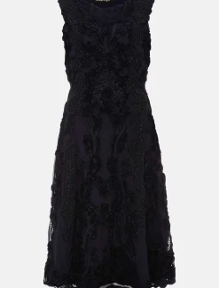 Penelope Tapework Lace Fit And Flare Dress