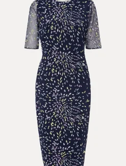 Petite Aileena Embroidered Dress