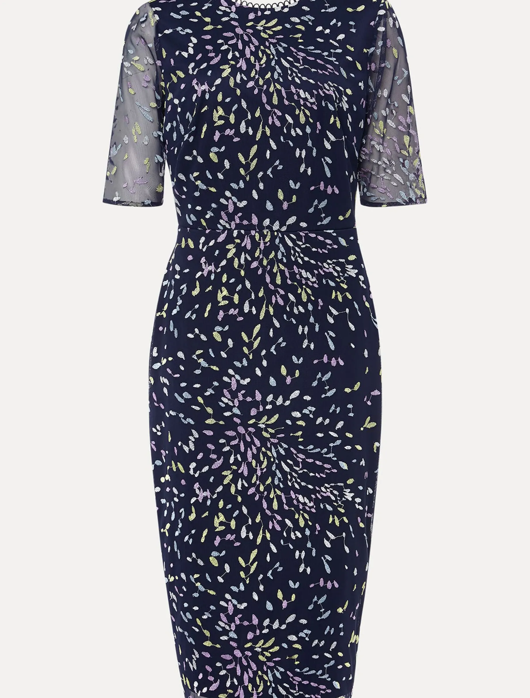 Petite Aileena Embroidered Dress