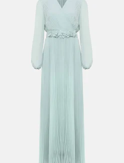 Petite Alecia Pleated Maxi Dress