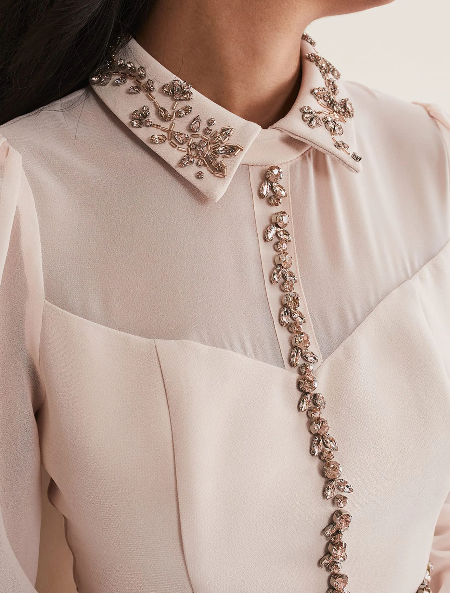 Petite Avah Embellished Bodycon Dress