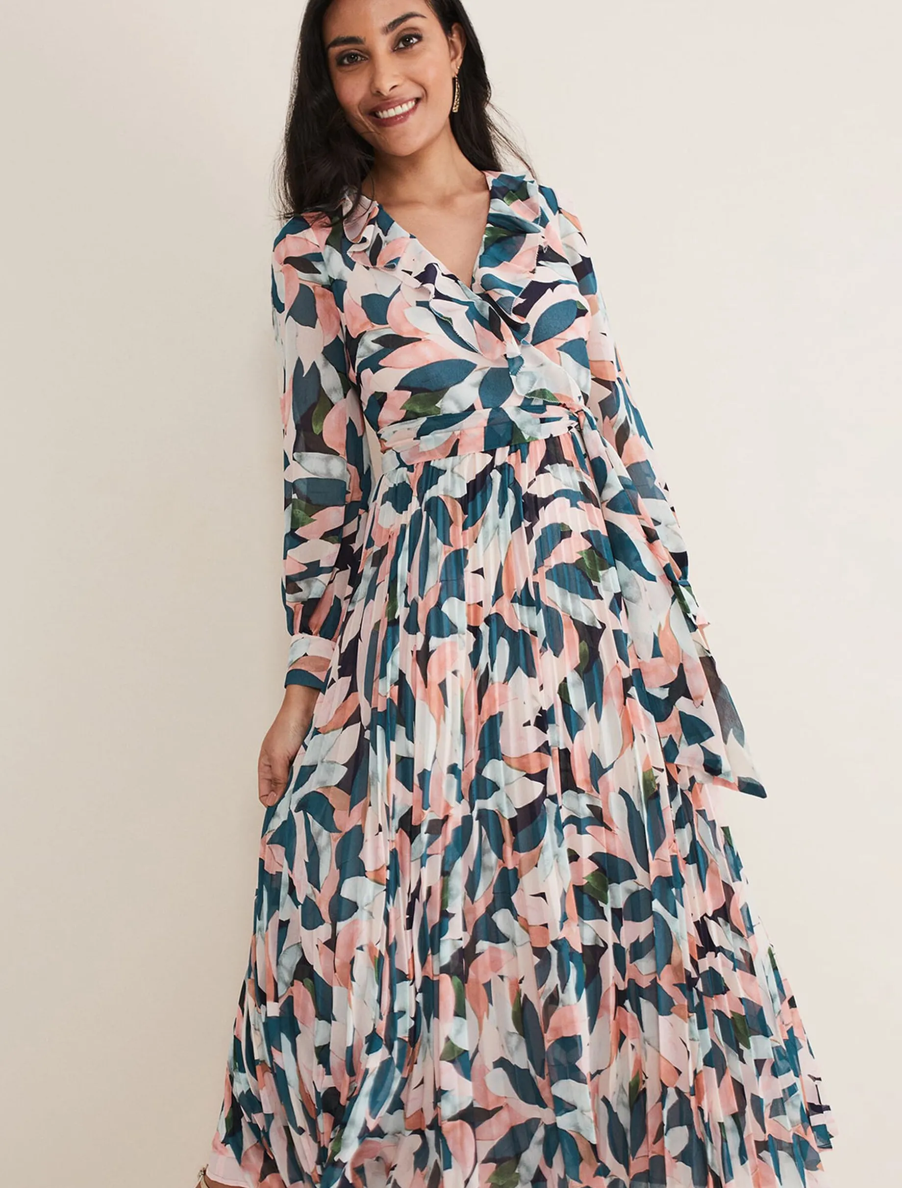 Petite Averie Print Maxi Dress