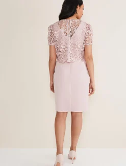 Petite Isabella Lace Midi Dress