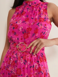 Petite Kara Tiered Floral Maxi Dress