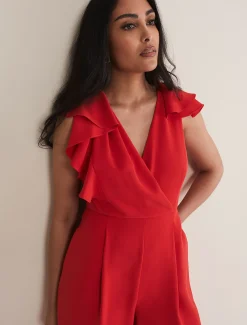 Petite Nicky Ruffle Jumpsuit