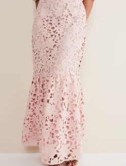 Petite Tallula Lace Bardot Maxi Dress