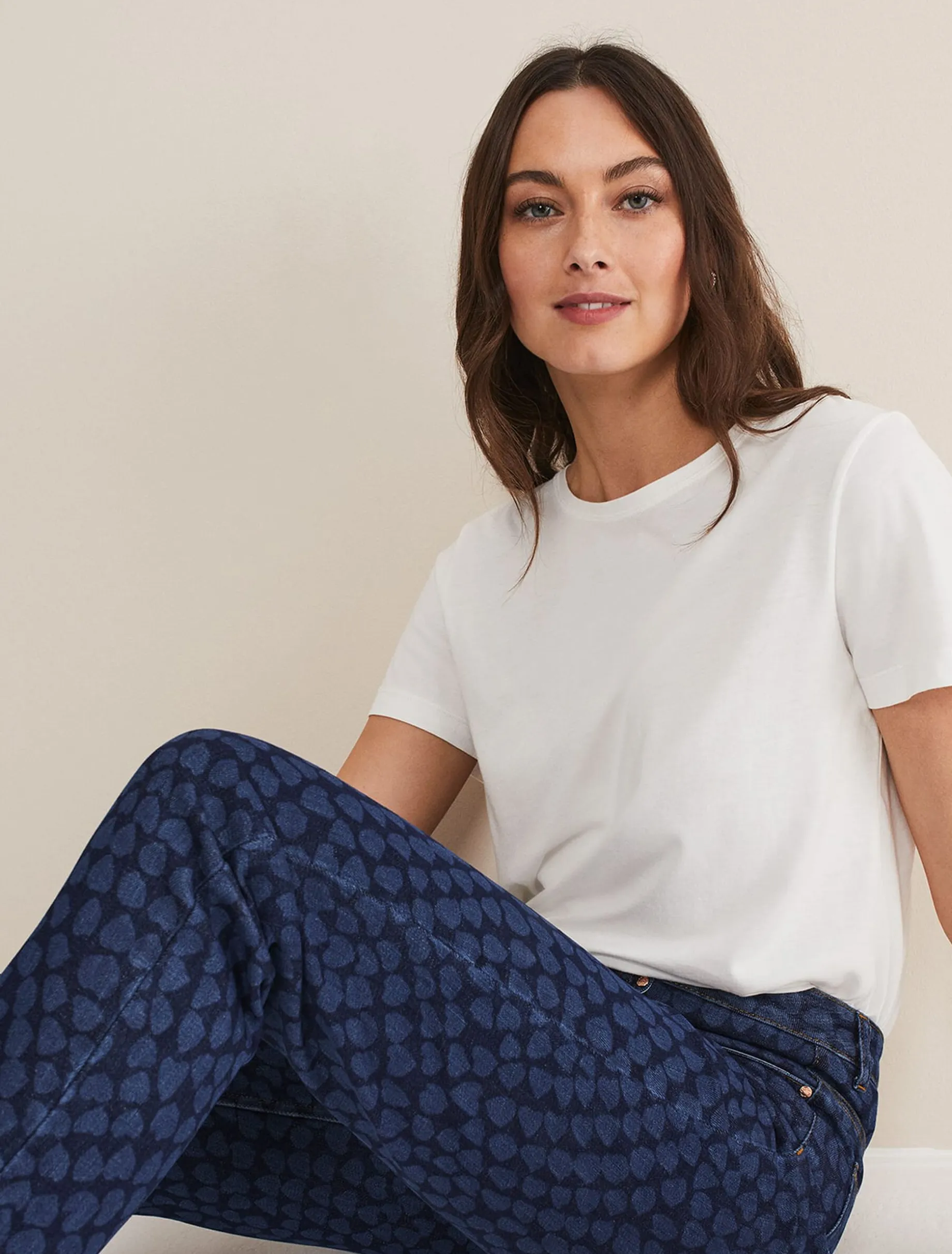 Petra Heart Straight Leg Jeans