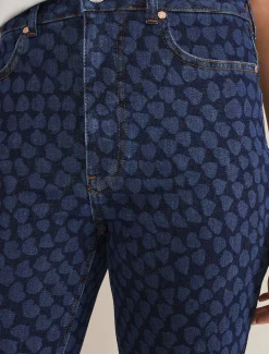 Petra Heart Straight Leg Jeans