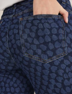 Petra Heart Straight Leg Jeans