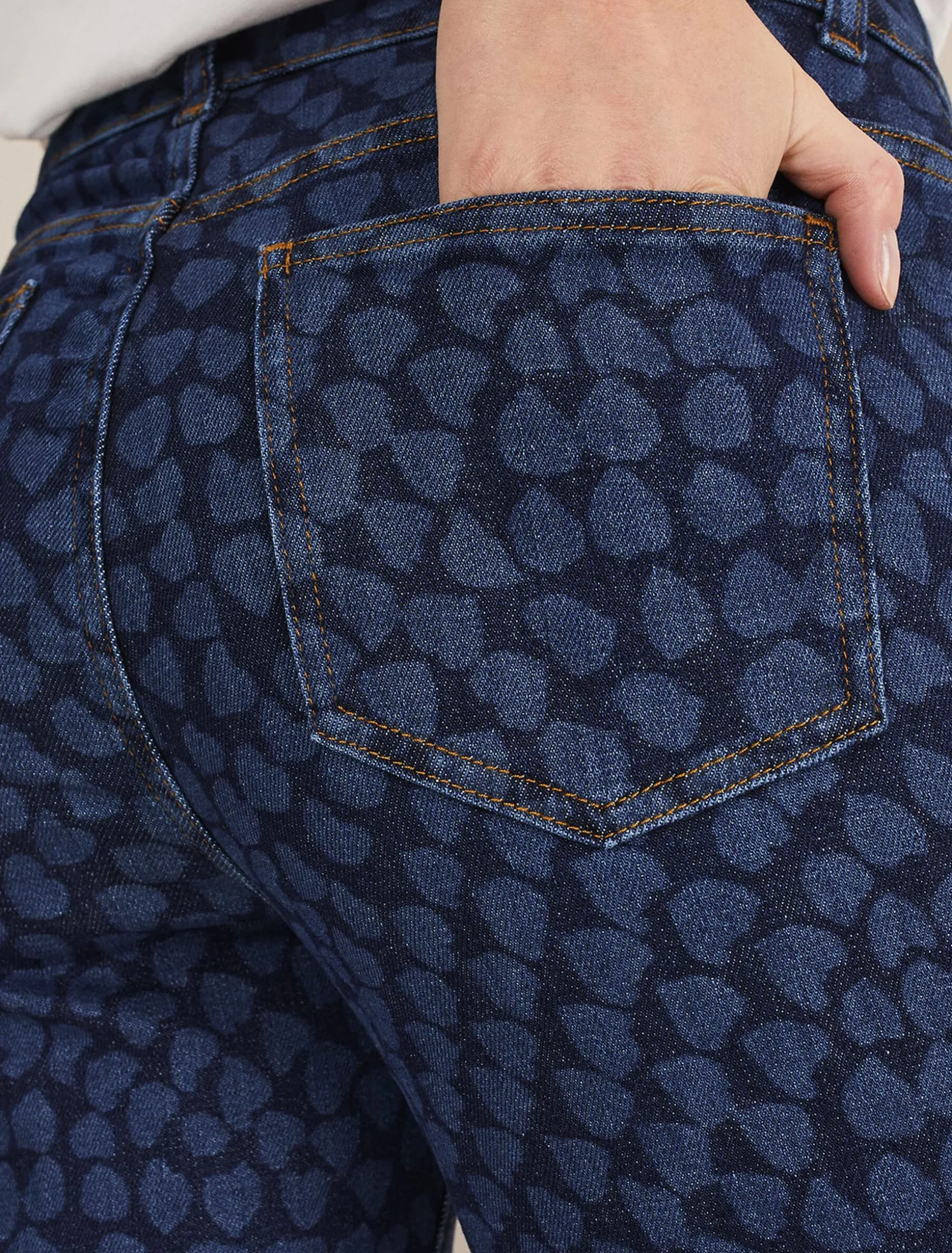 Petra Heart Straight Leg Jeans