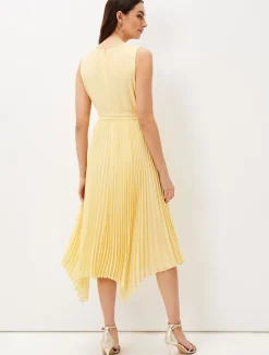 Petra Pleated Wrap Dress