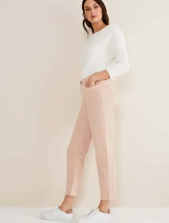 Petra Raw Hem Straight Leg Jean
