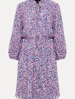 Phillipa Almond Print Short Dress
