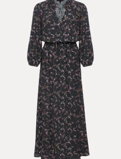 Phillipa Marble Print Midaxi Dress