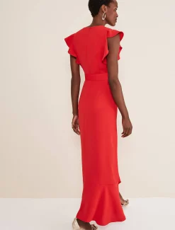 Phoebe Frill Maxi Dress