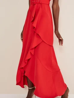 Phoebe Frill Maxi Dress