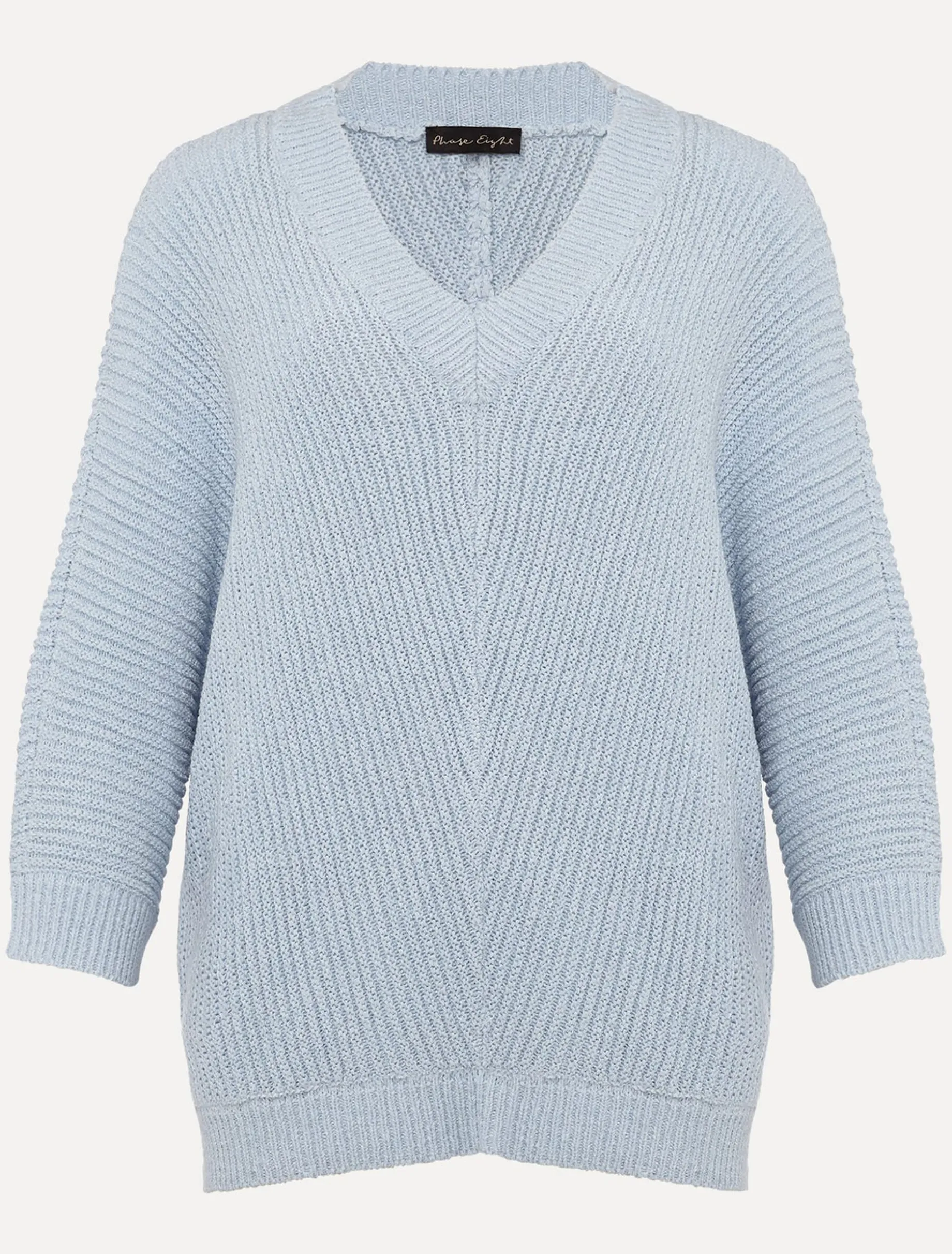 Pia V-Neck Ribbed Jumper