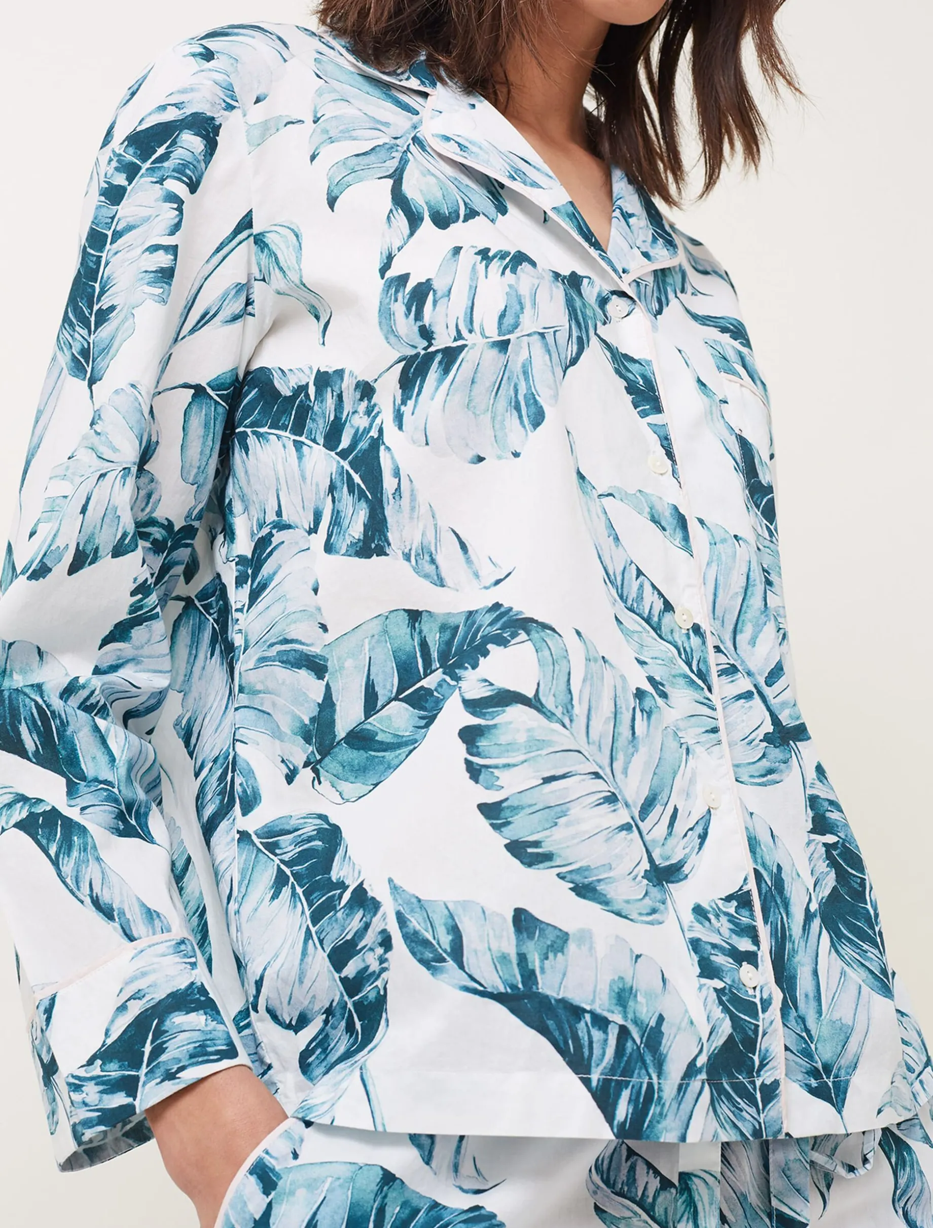 Piera Palm Print Pyjama Set