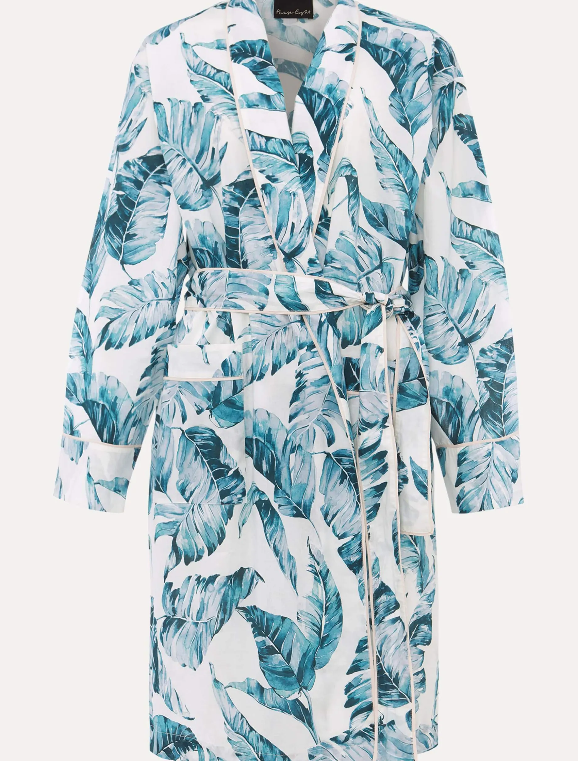 Piera Palm Print Robe