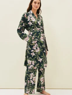 Pina Floral Print Robe