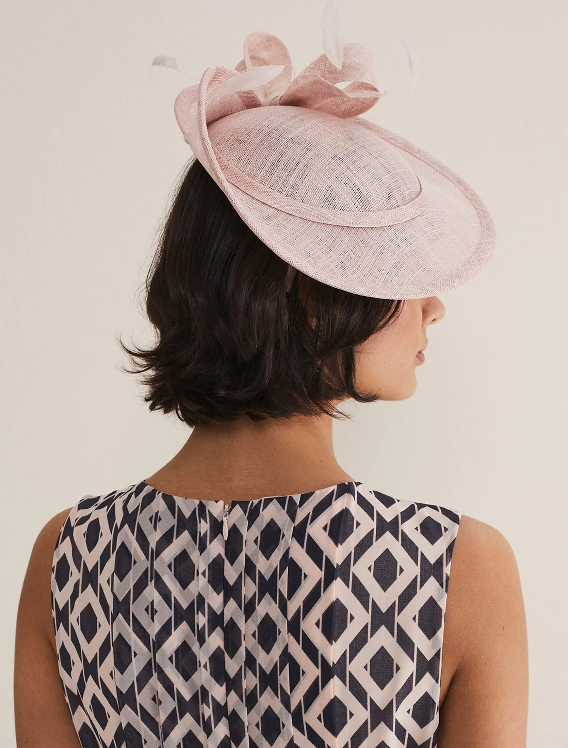 Pink Disc Fascinator