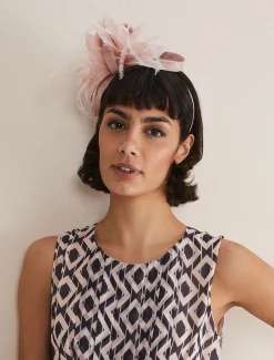 Pink Flower Headband