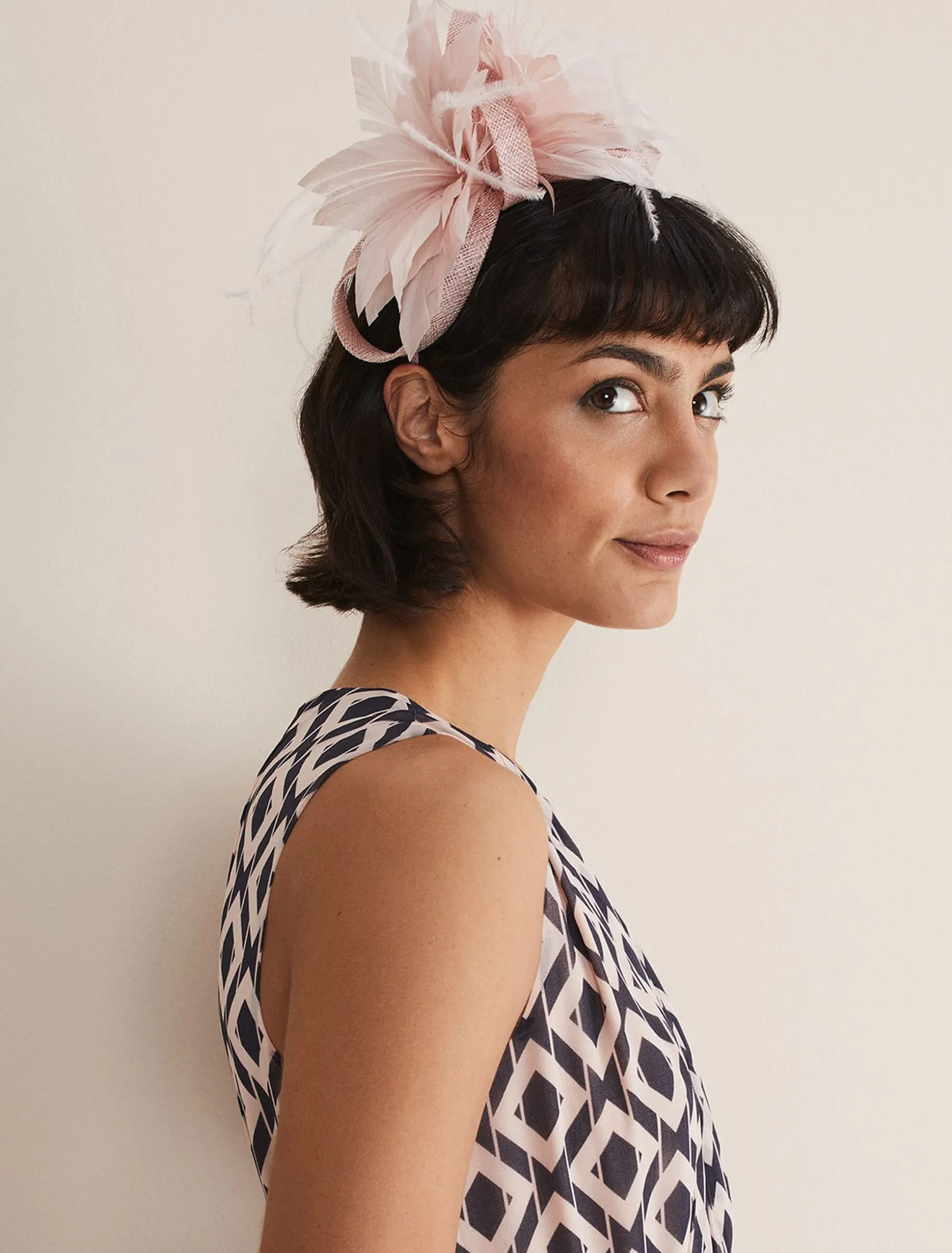Pink Flower Headband