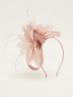 Pink Flower Headband