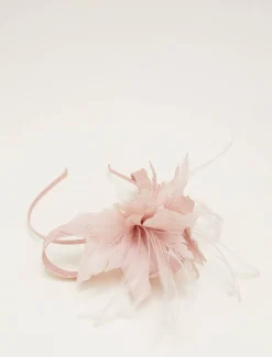 Pink Flower Headband